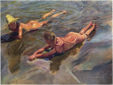 ビーチの恋人たち Oil Paintings